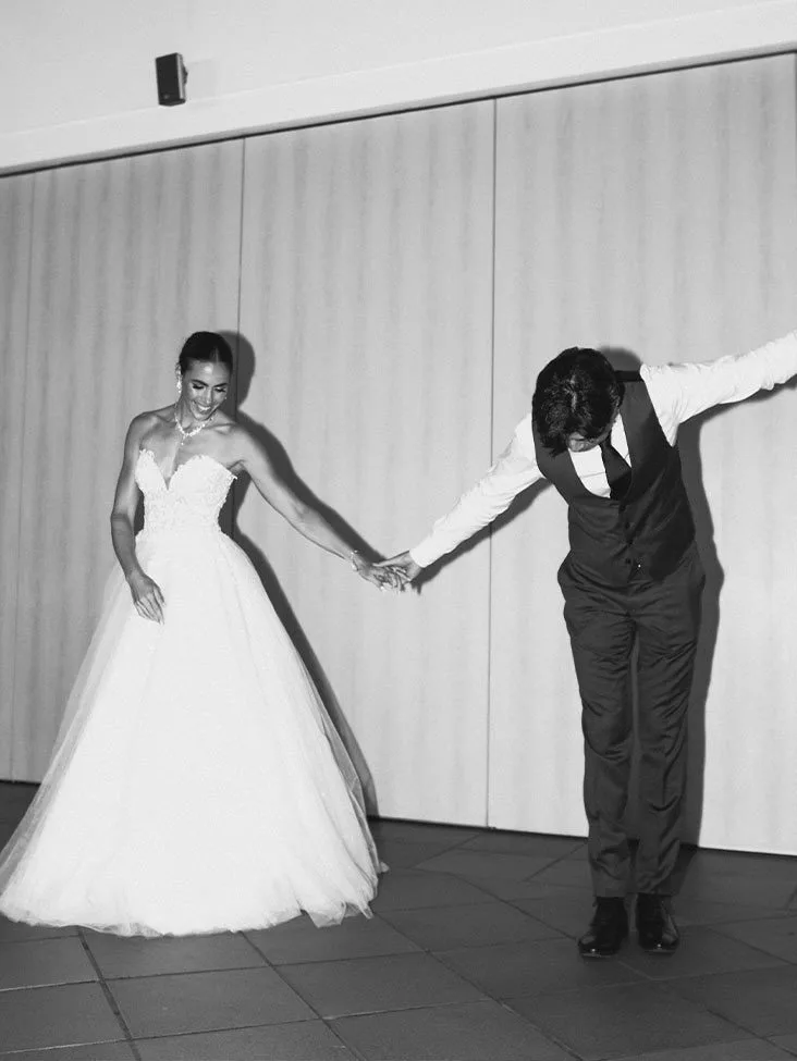 Dance photography at a wedding in Barcelona