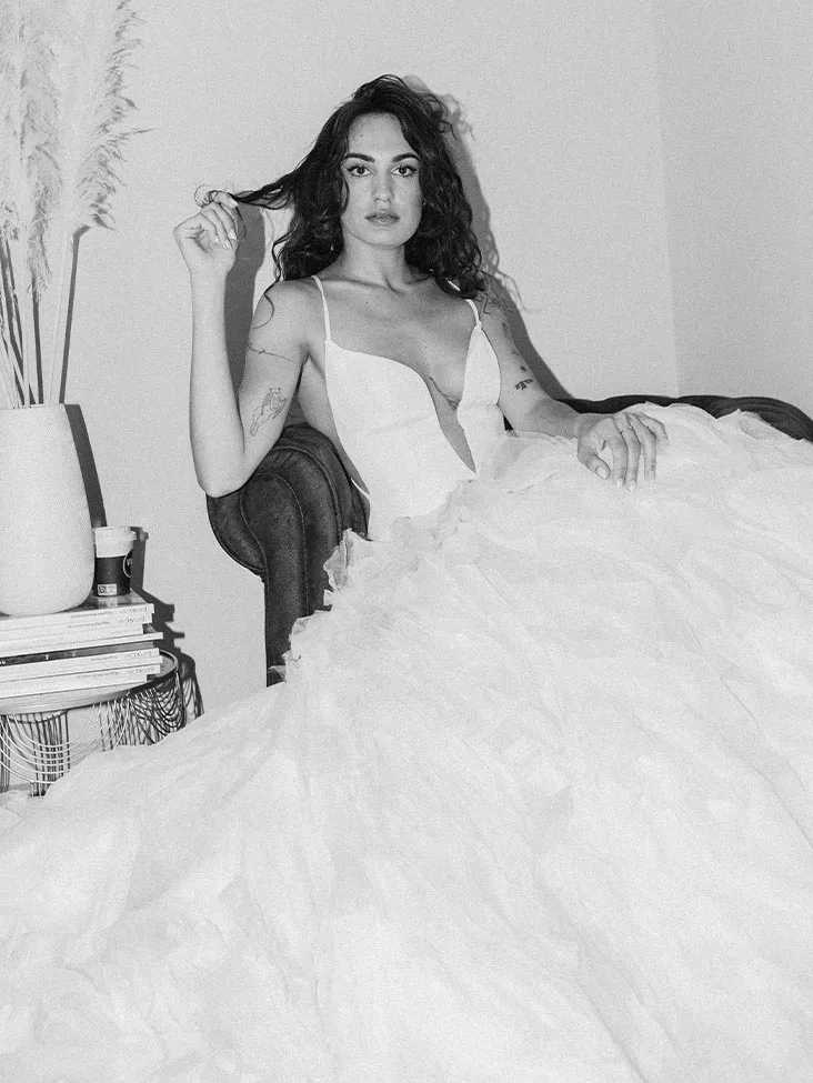 Wedding photography with a fashion style in Barcelona