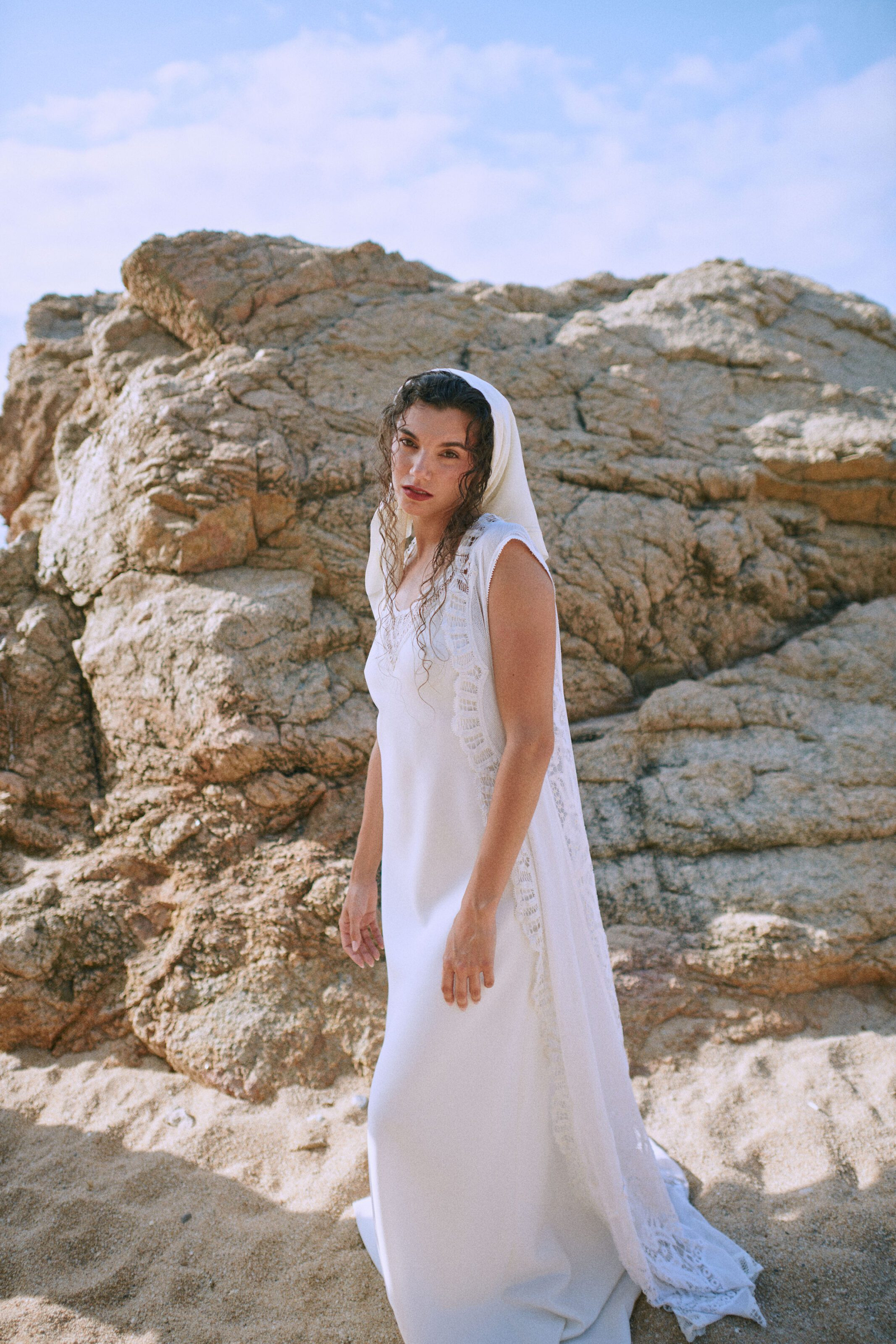 Cinematic wedding scene