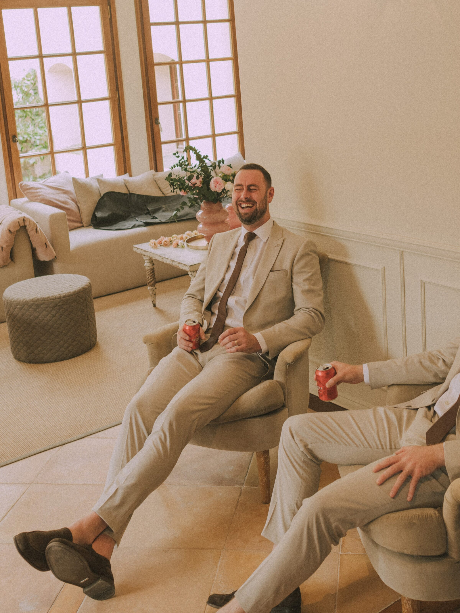 Wedding photographer in Barcelona at La Farinera with luxury wedding style Spain