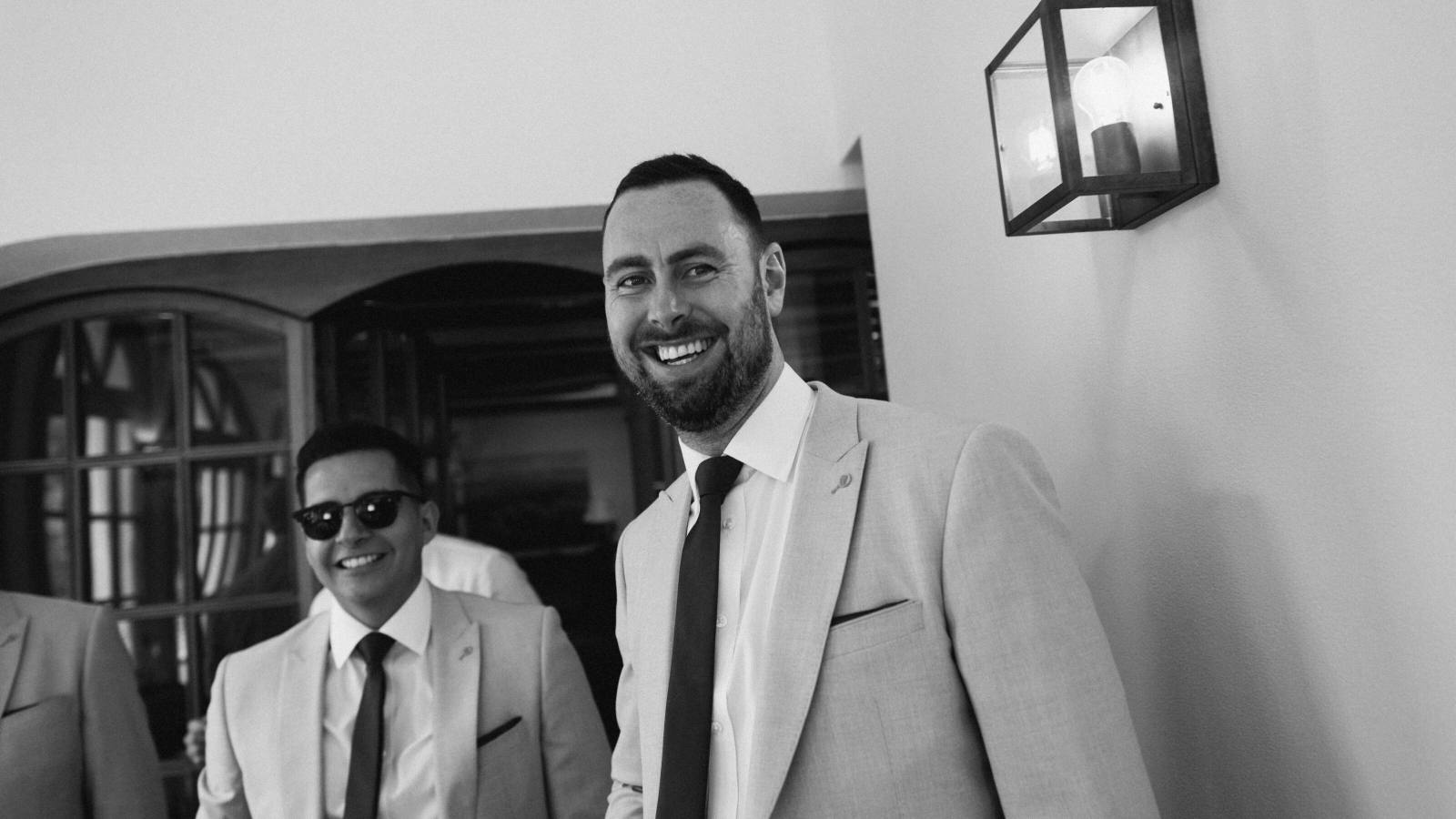 Wedding photographer in Barcelona at La Farinera with film wedding look Barcelona
