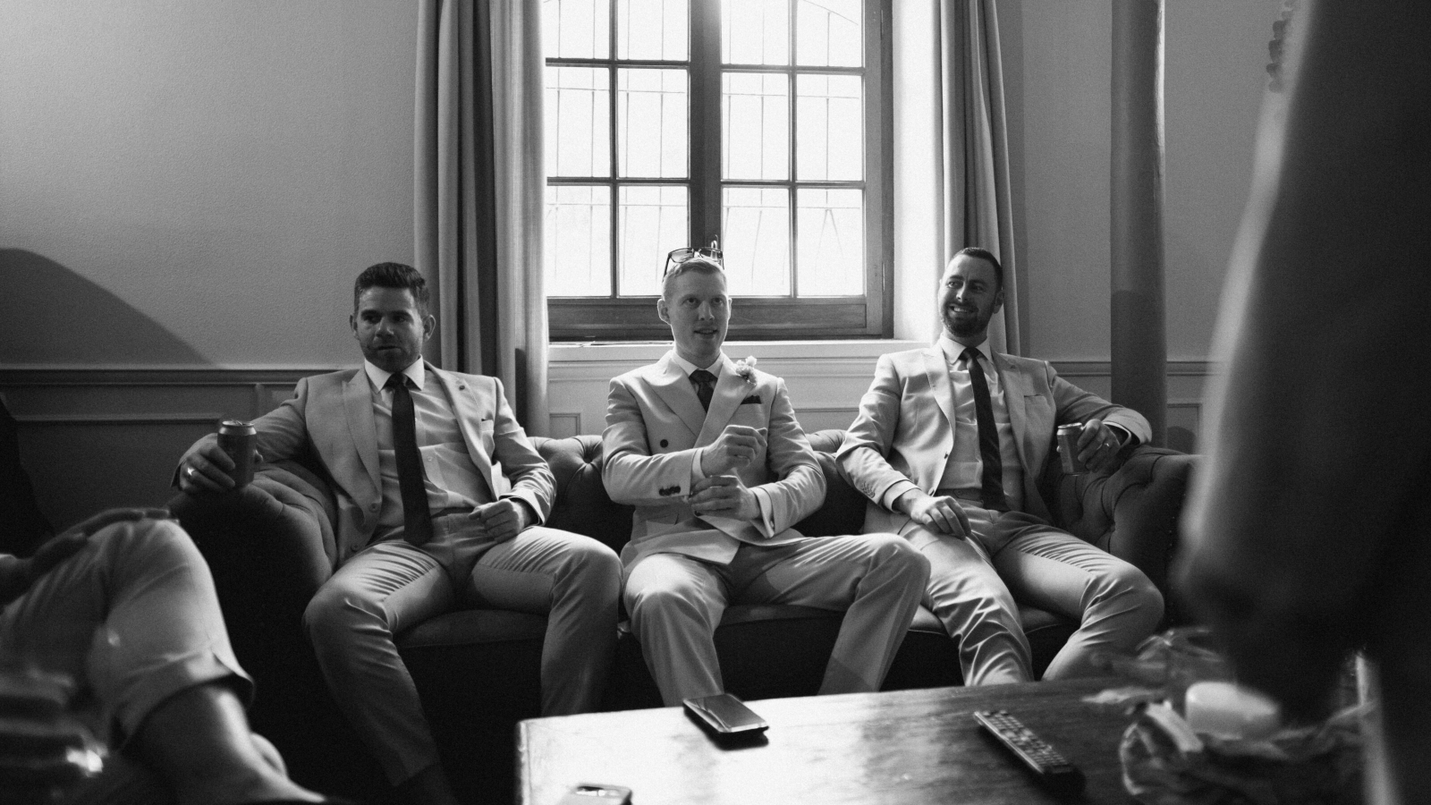 Wedding photographer in Barcelona at La Farinera with candid wedding photographer