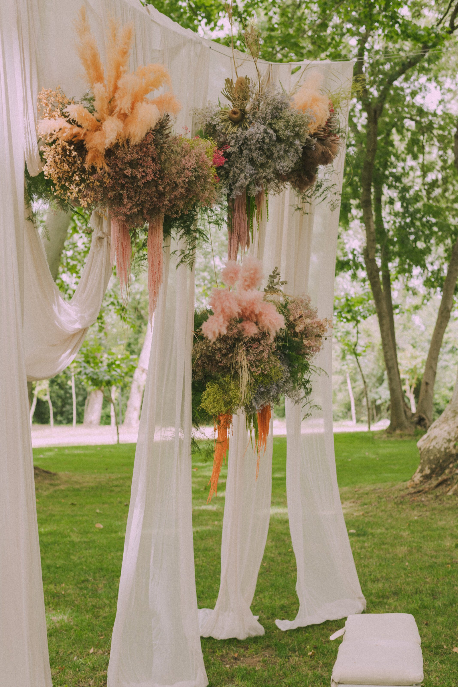 Candid moment captured with film photography at La Farinera wedding venue