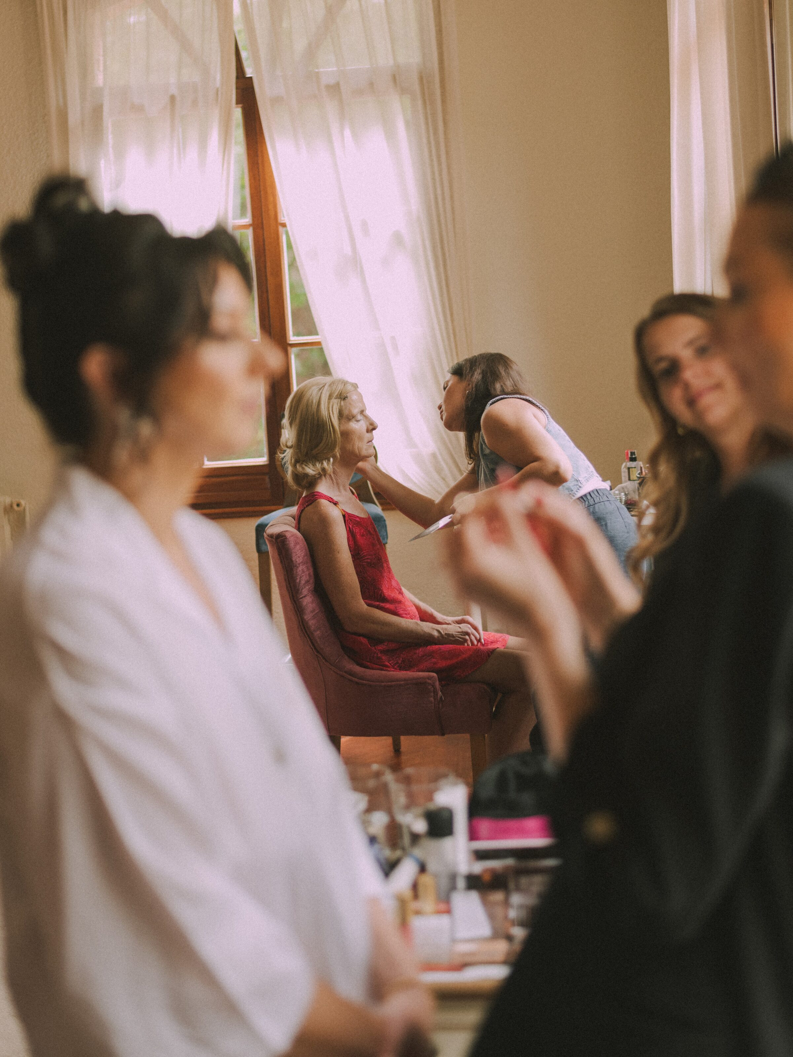 Wedding photographer in Barcelona at La Farinera with analog wedding photographer Catalonia Spain