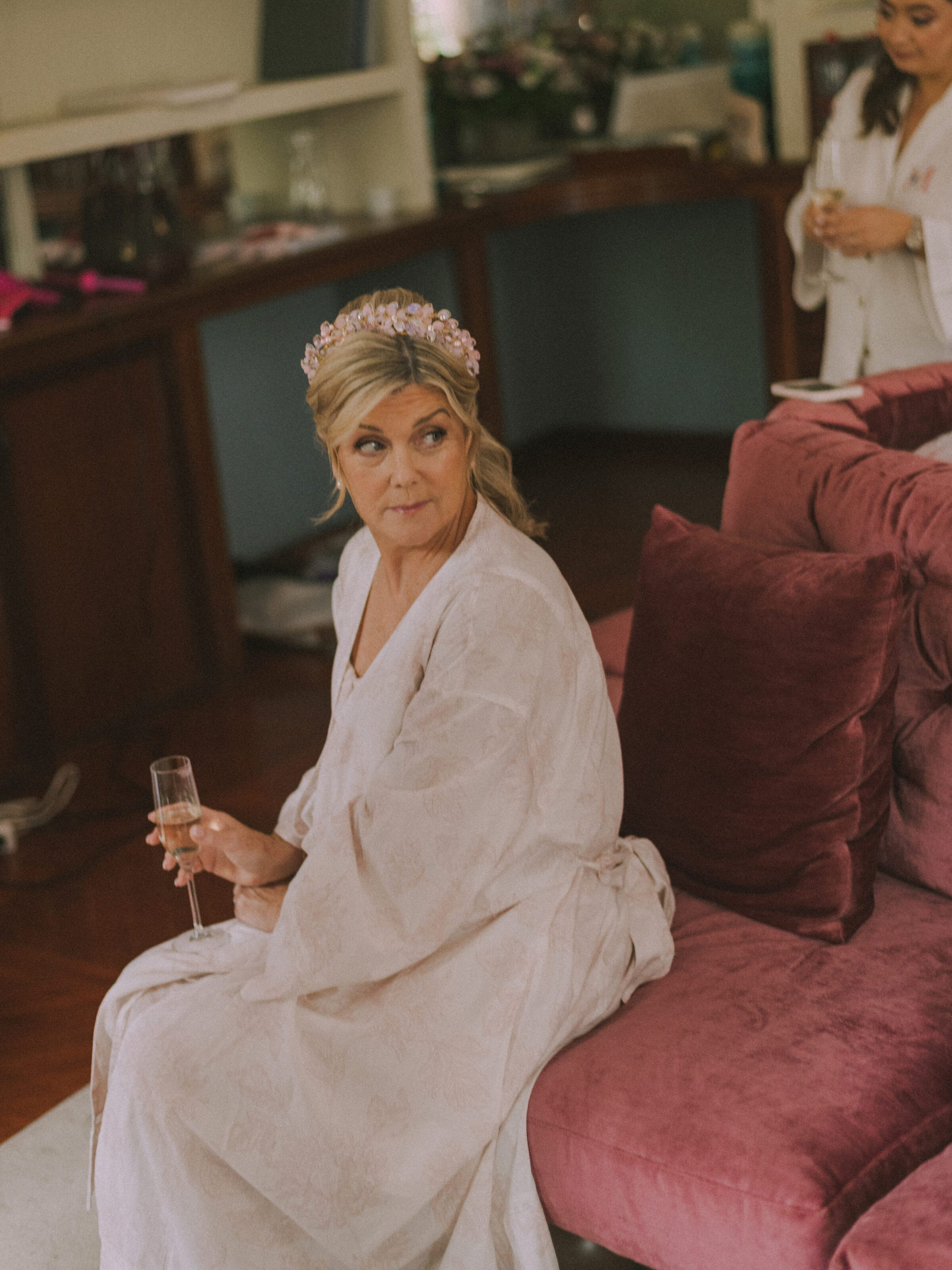 Wedding photographer in Barcelona at La Farinera with film wedding photographer Catalonia Spain