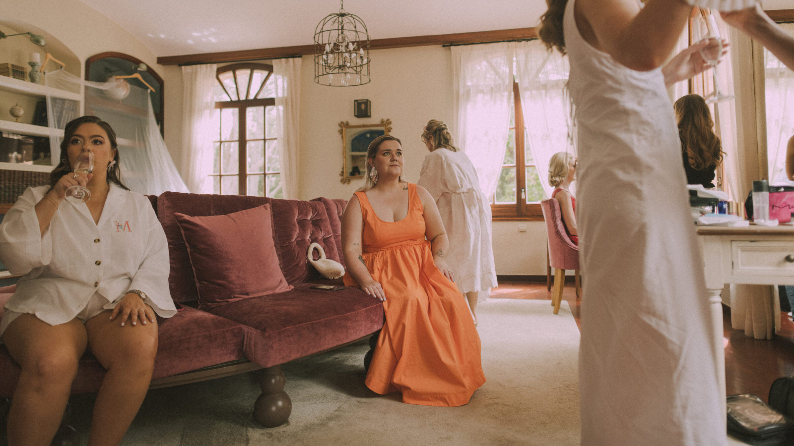 Wedding photographer in Barcelona at La Farinera with candid wedding style Catalonia Spain