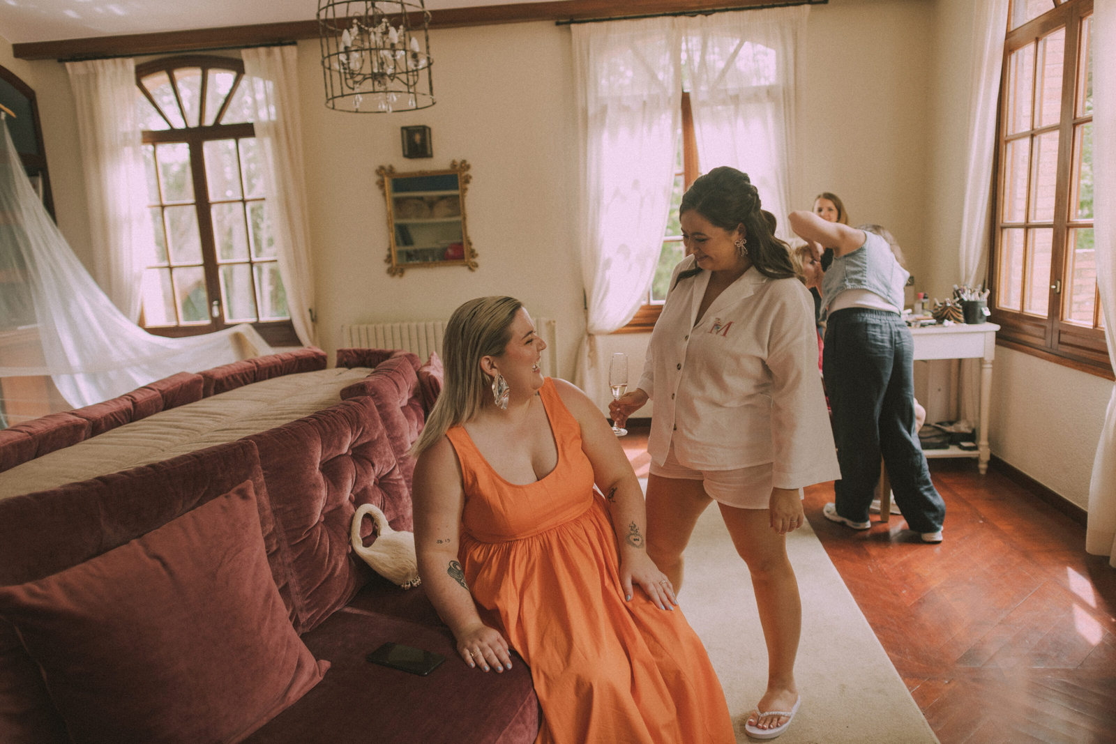 Wedding photographer in Barcelona at La Farinera with vintage wedding style Catalonia Spain
