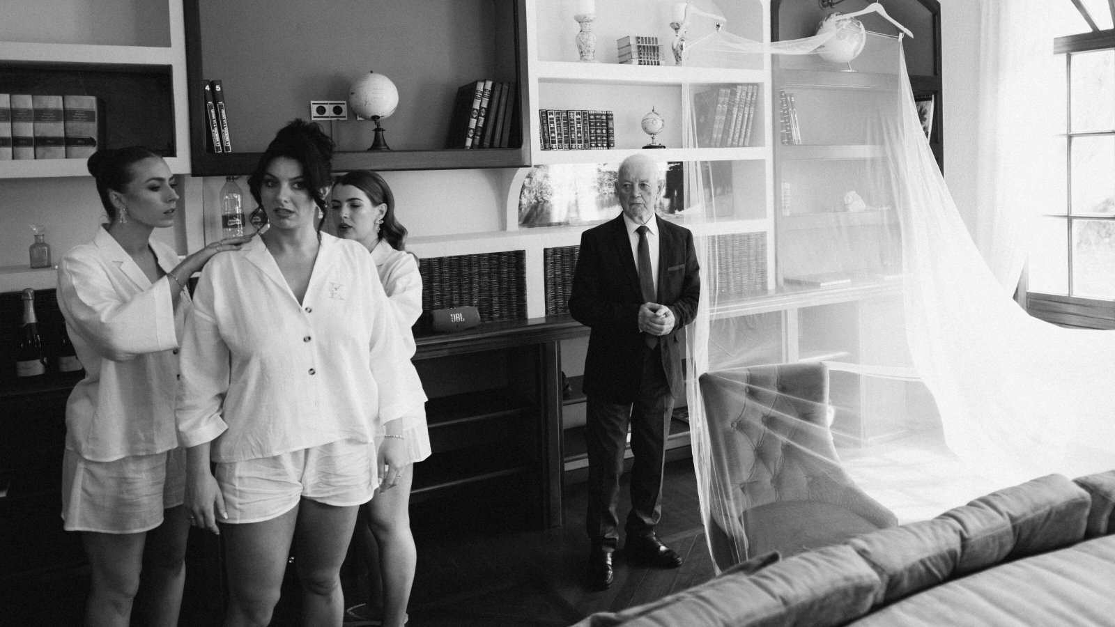 Wedding photographer in Barcelona at La Farinera with film wedding style Catalonia Spain