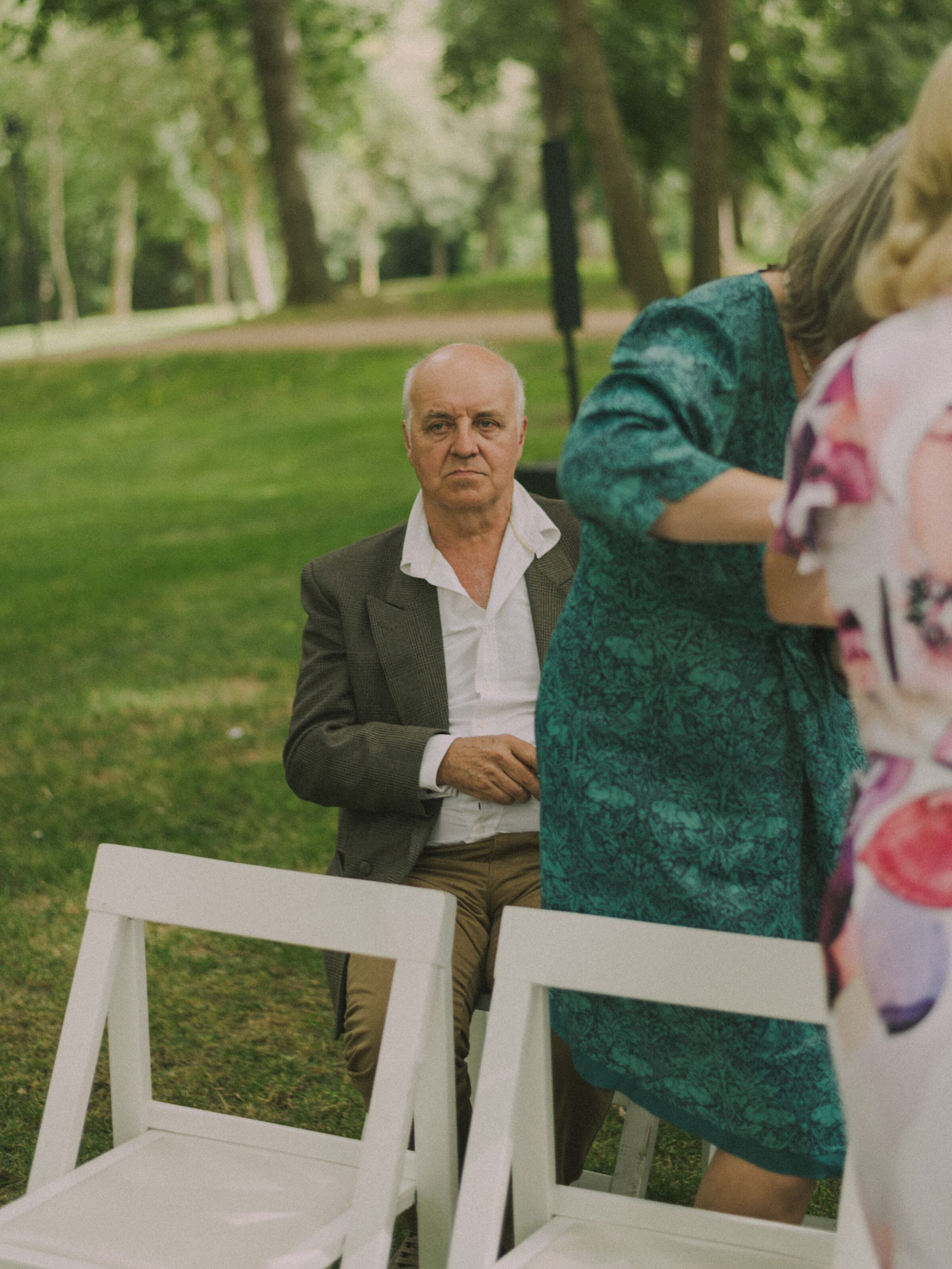 Wedding photographer in Barcelona at La Farinera with candid wedding look Spain