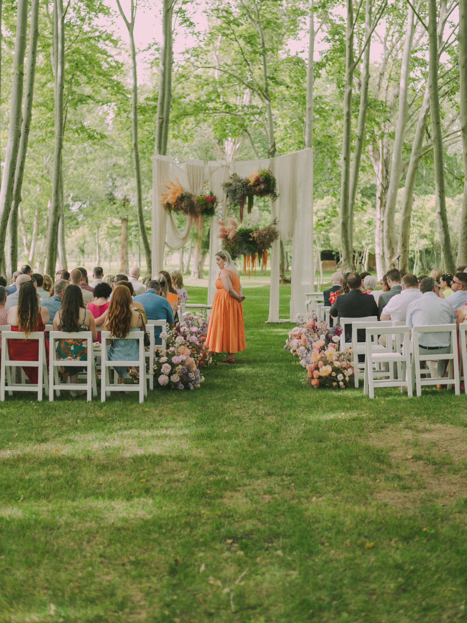 Wedding photographer in Barcelona at La Farinera with analog wedding look Barcelona