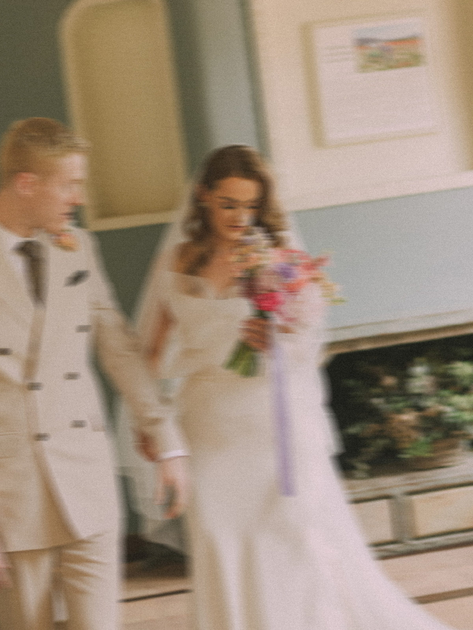 Wedding photographer in Barcelona at La Farinera with analog wedding photography Barcelona