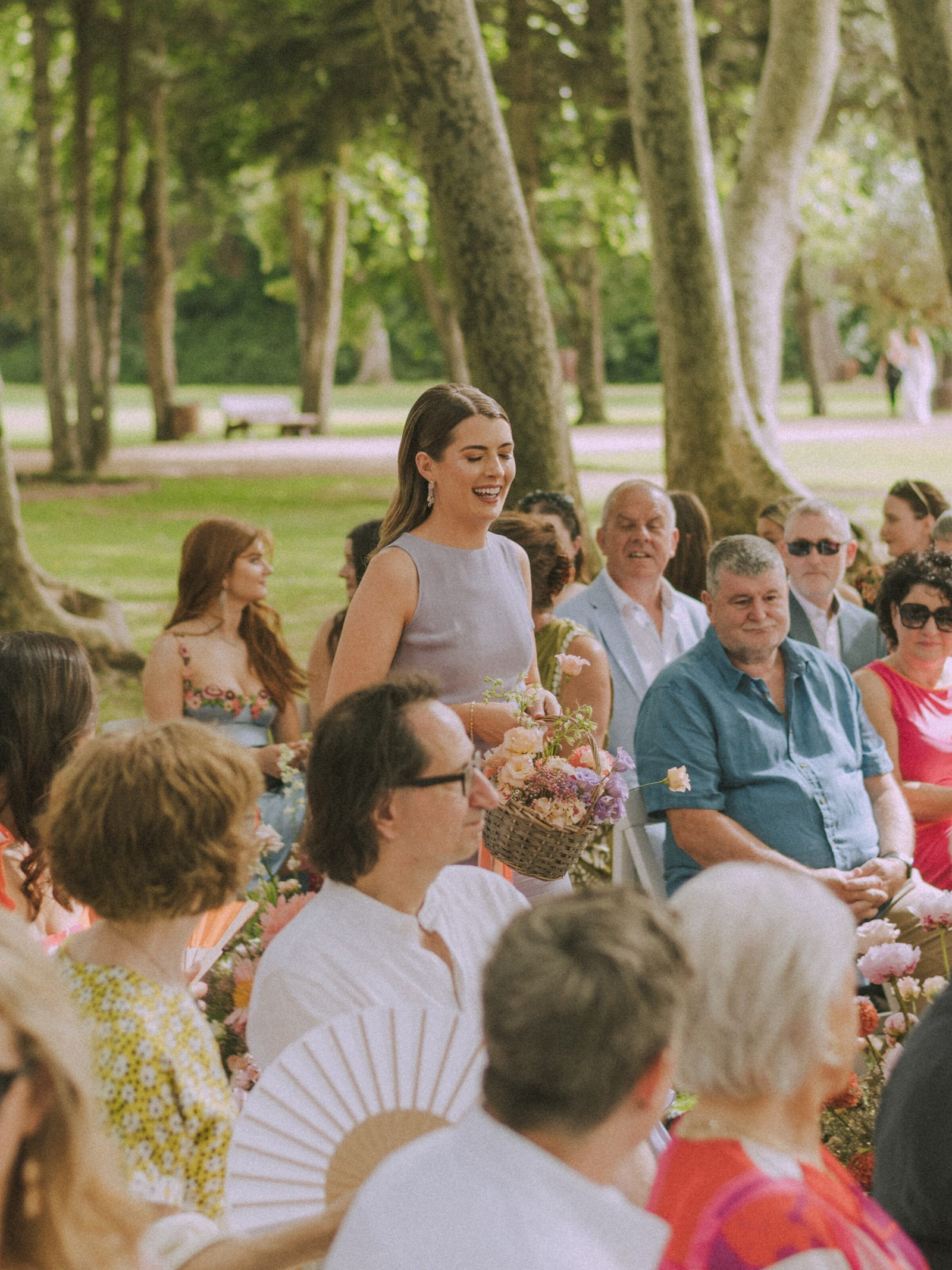 Wedding photographer in Barcelona at La Farinera with authentic wedding look