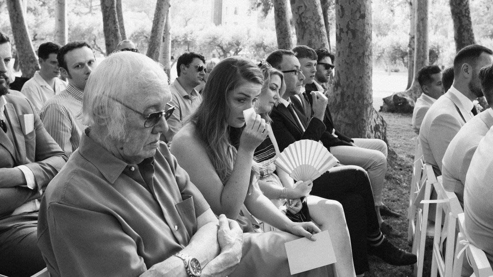 Bride and groom sharing a tender moment at La Farinera wedding venue in Barcelona
