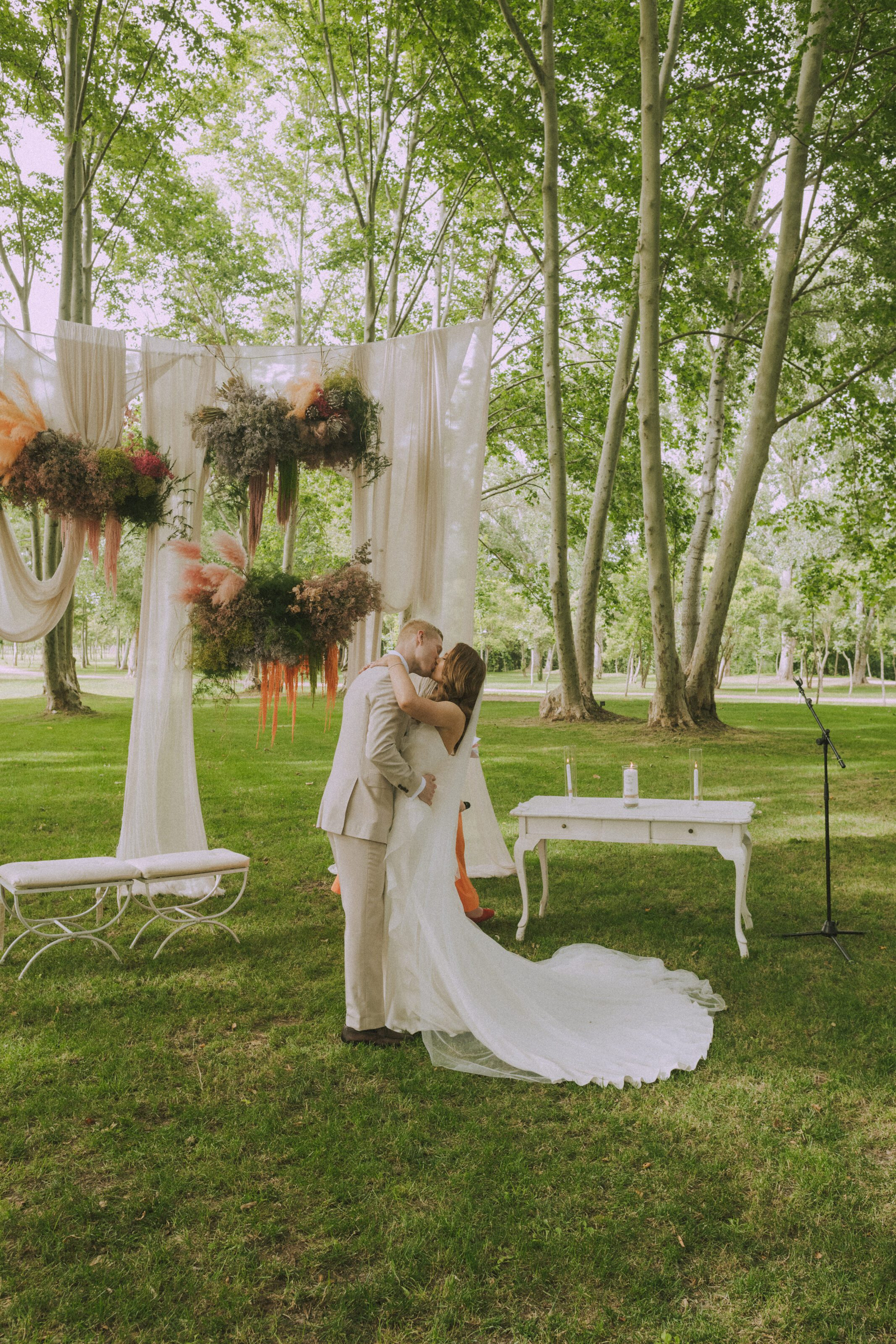 Wedding photographer in Barcelona at La Farinera with real wedding photographer Catalonia Spain
