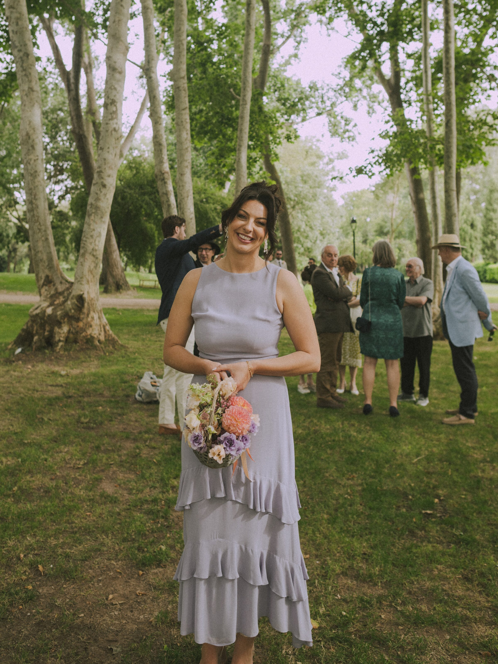 Wedding photographer in Barcelona at La Farinera with analog wedding style Catalonia Spain