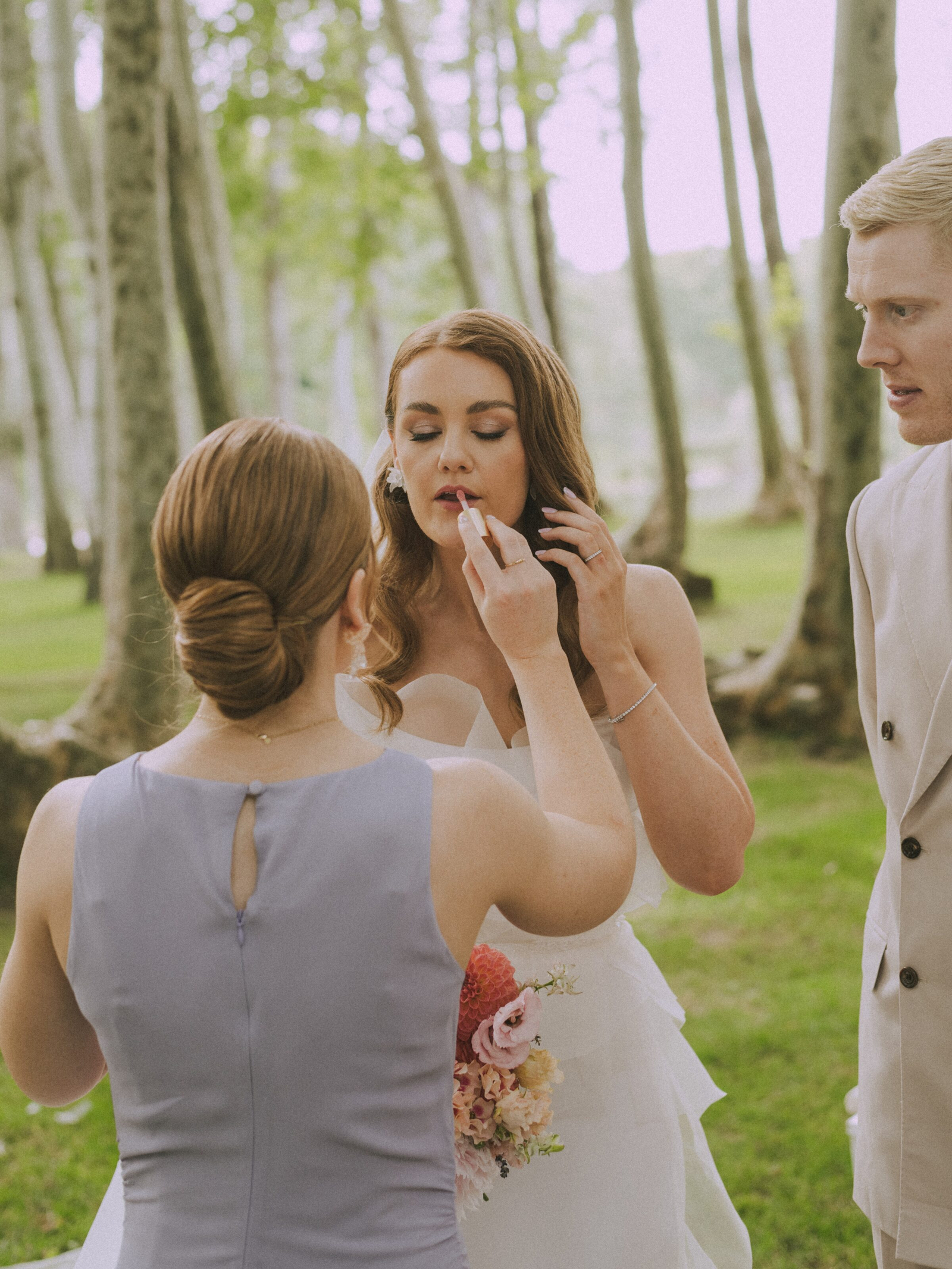 Wedding photographer in Barcelona at La Farinera with analog wedding photography Catalonia Spain