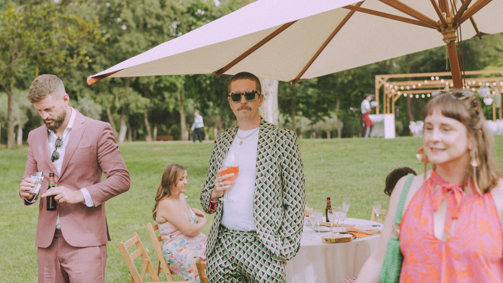 Wedding photographer in Barcelona at La Farinera with vintage wedding photography Catalonia Spain