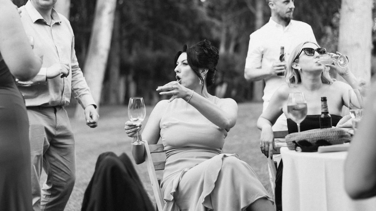 Wedding photographer in Barcelona at La Farinera with authentic wedding look Barcelona