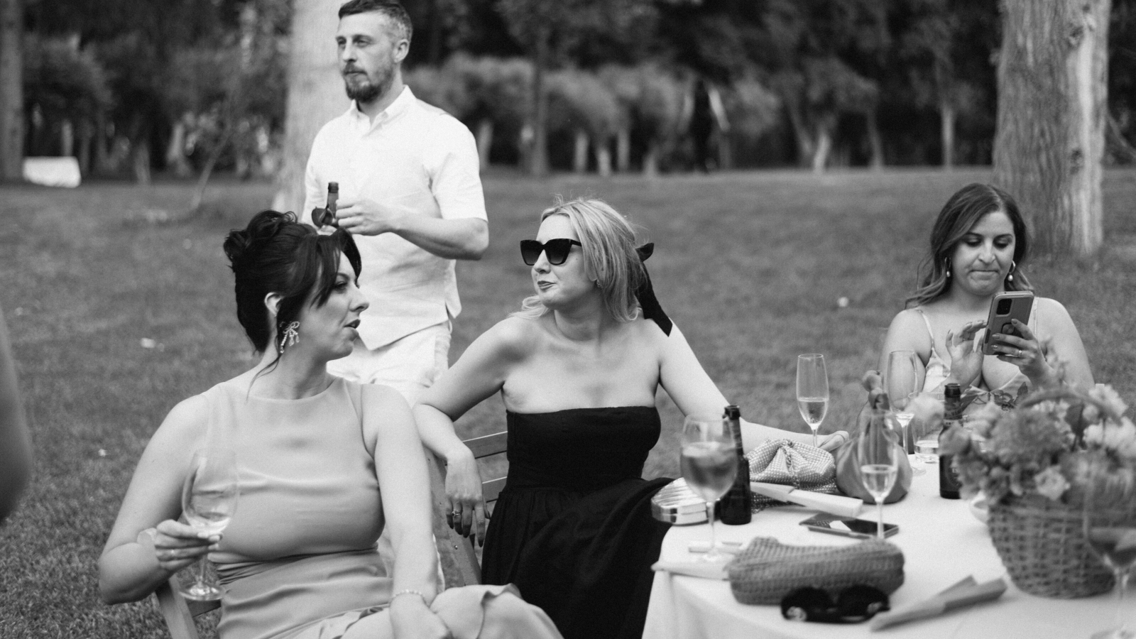 Wedding photographer in Barcelona at La Farinera with analog wedding look Barcelona