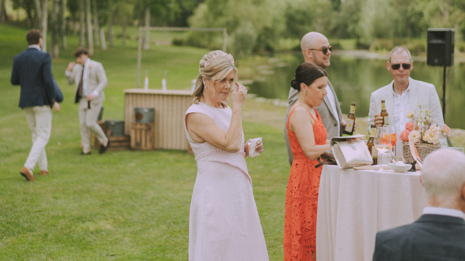 Wedding photographer in Barcelona at La Farinera with luxury wedding look Barcelona