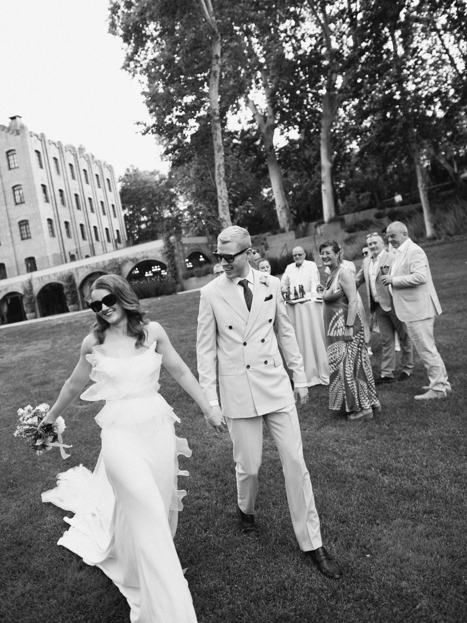 Wedding photographer in Barcelona at La Farinera with luxury wedding photo