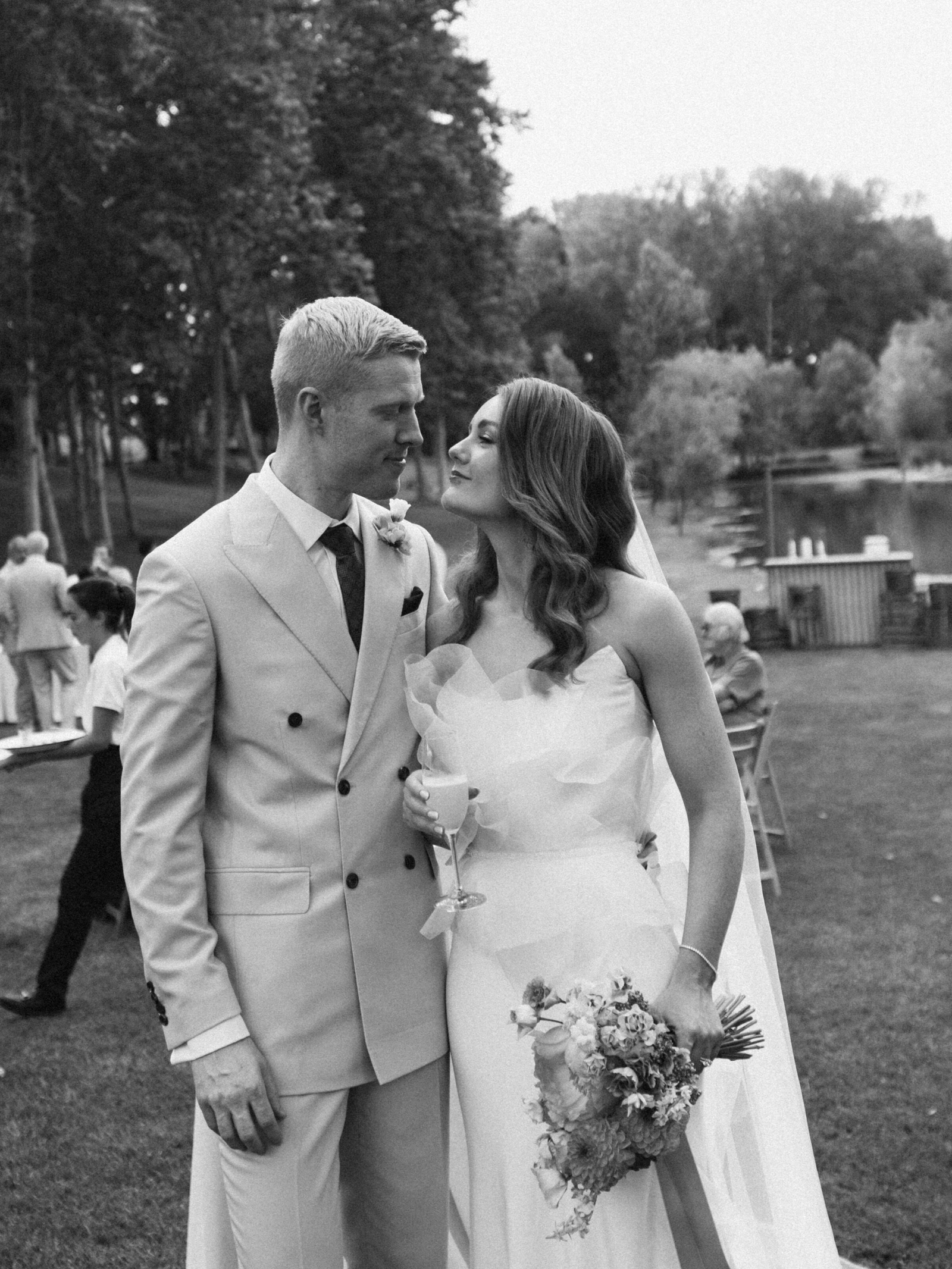 Wedding photographer in Barcelona at La Farinera with film wedding photography