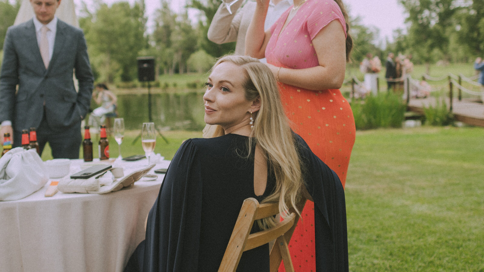 Wedding photographer in Barcelona at La Farinera with film photography