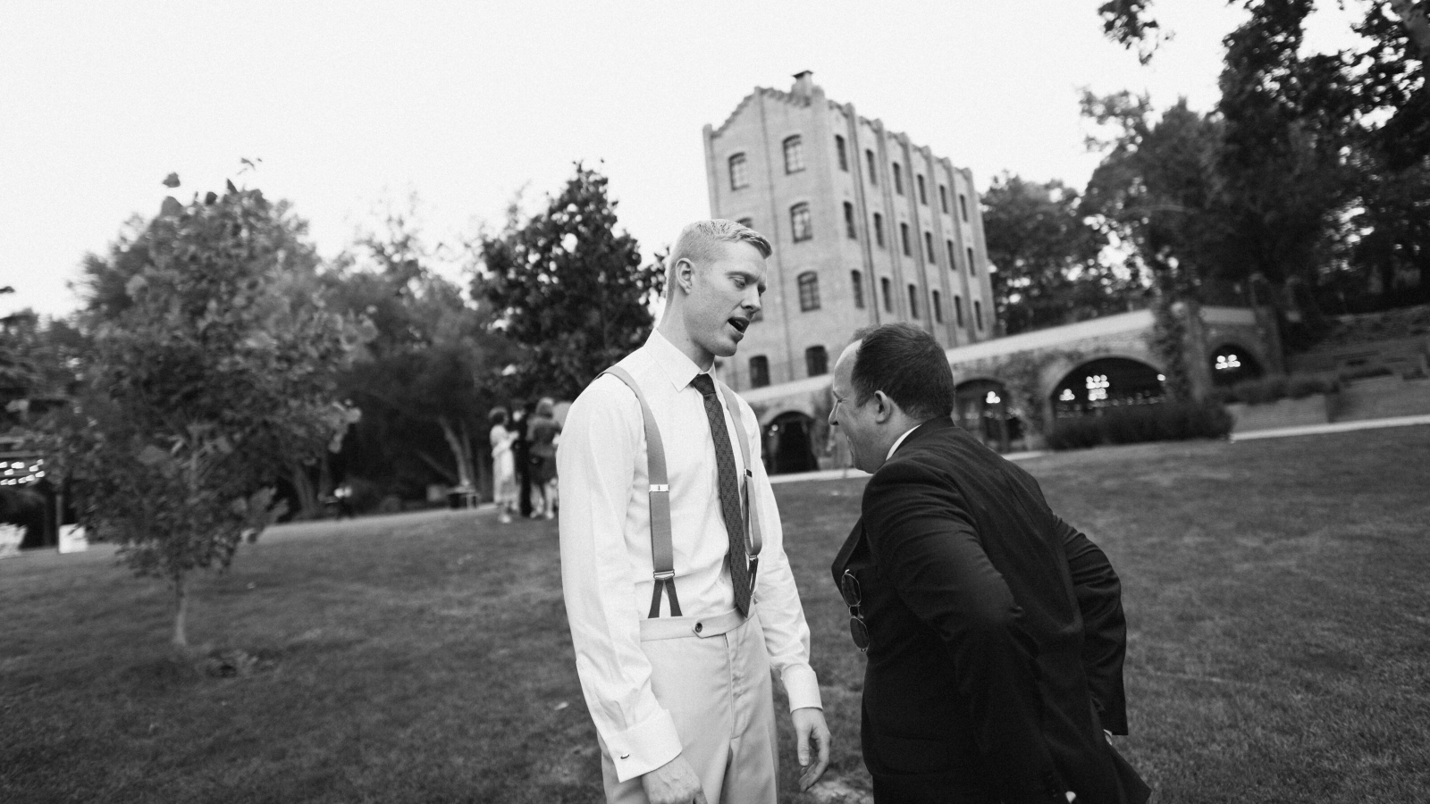 Wedding photographer in Barcelona at La Farinera with analog wedding photographer Catalonia Spain