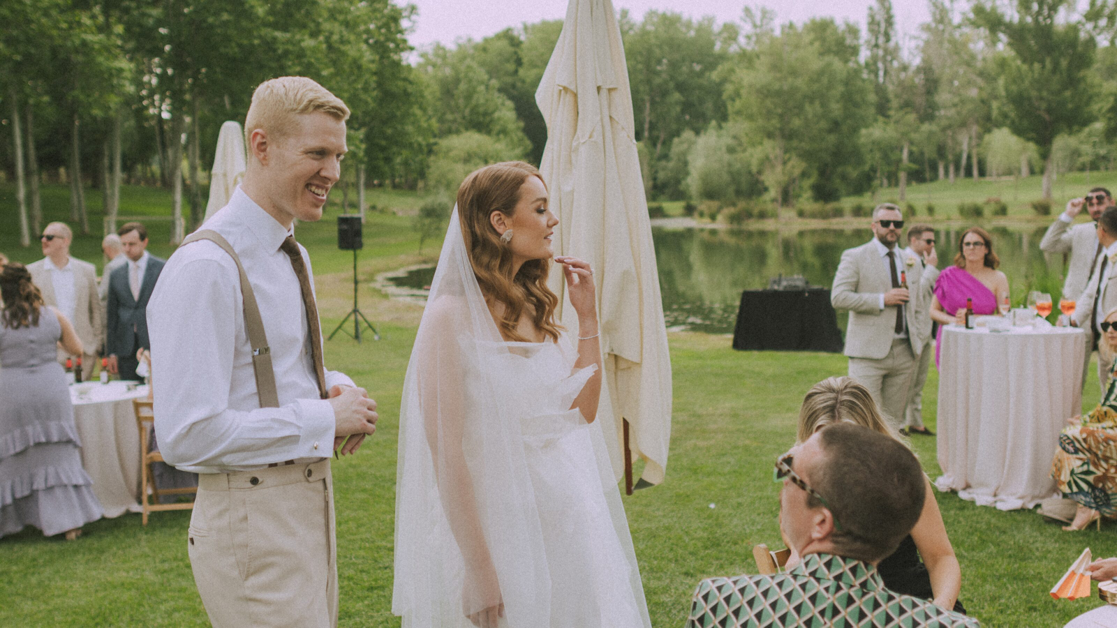 Wedding photographer in Barcelona at La Farinera with professional wedding look Catalonia Spain