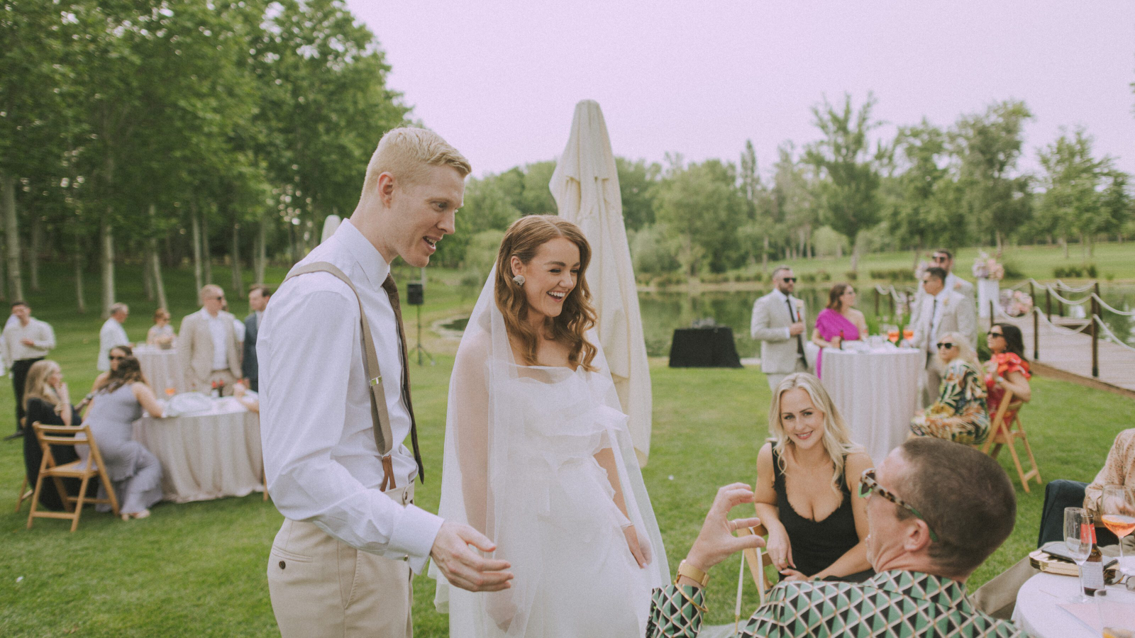 Wedding photographer in Barcelona at La Farinera with luxury wedding look Catalonia Spain