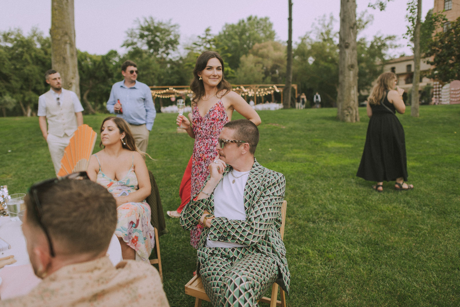 Wedding photographer in Barcelona at La Farinera with vintage wedding photography Catalonia Spain