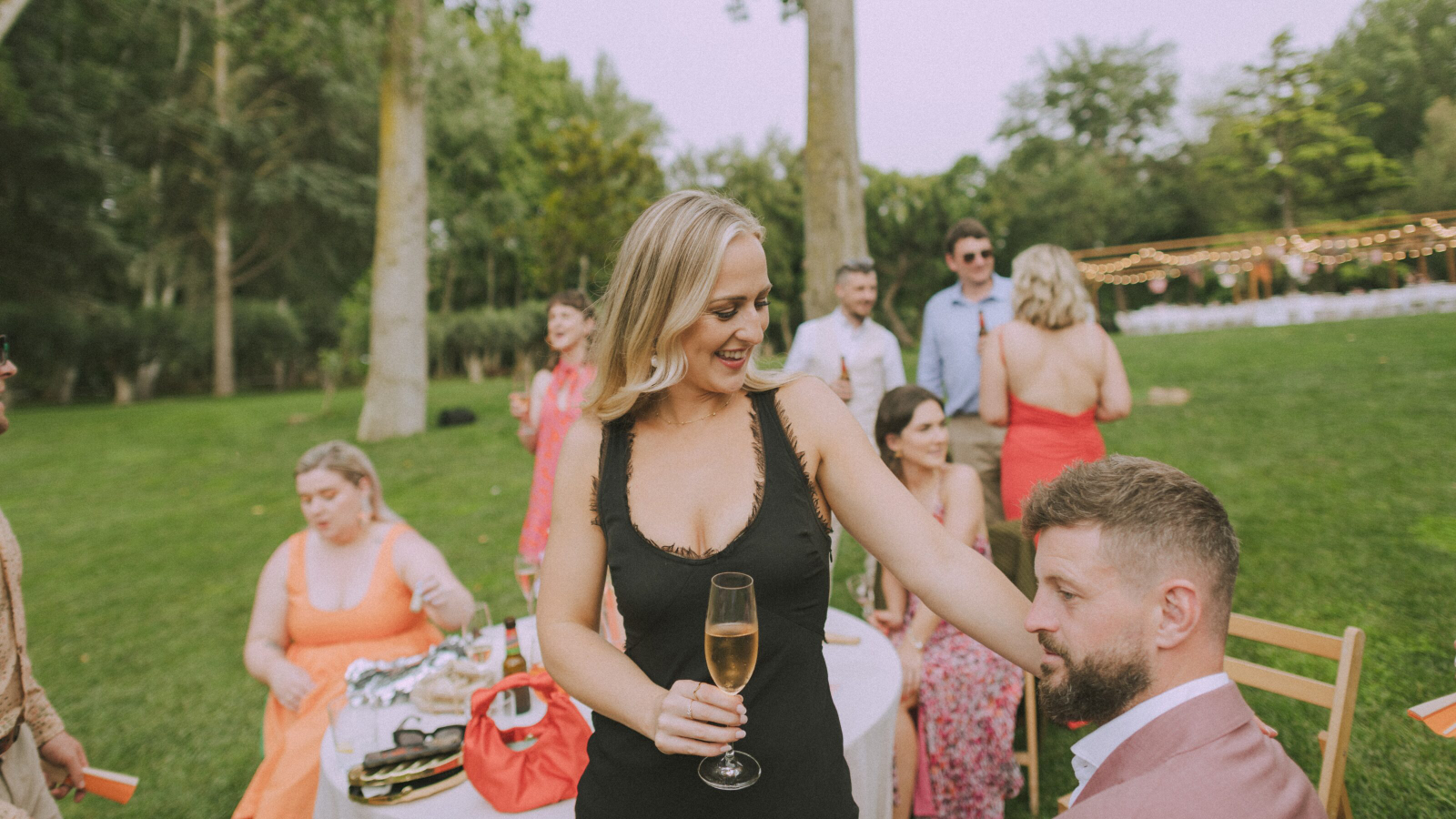 Wedding photographer in Barcelona at La Farinera with analog wedding look Catalonia
