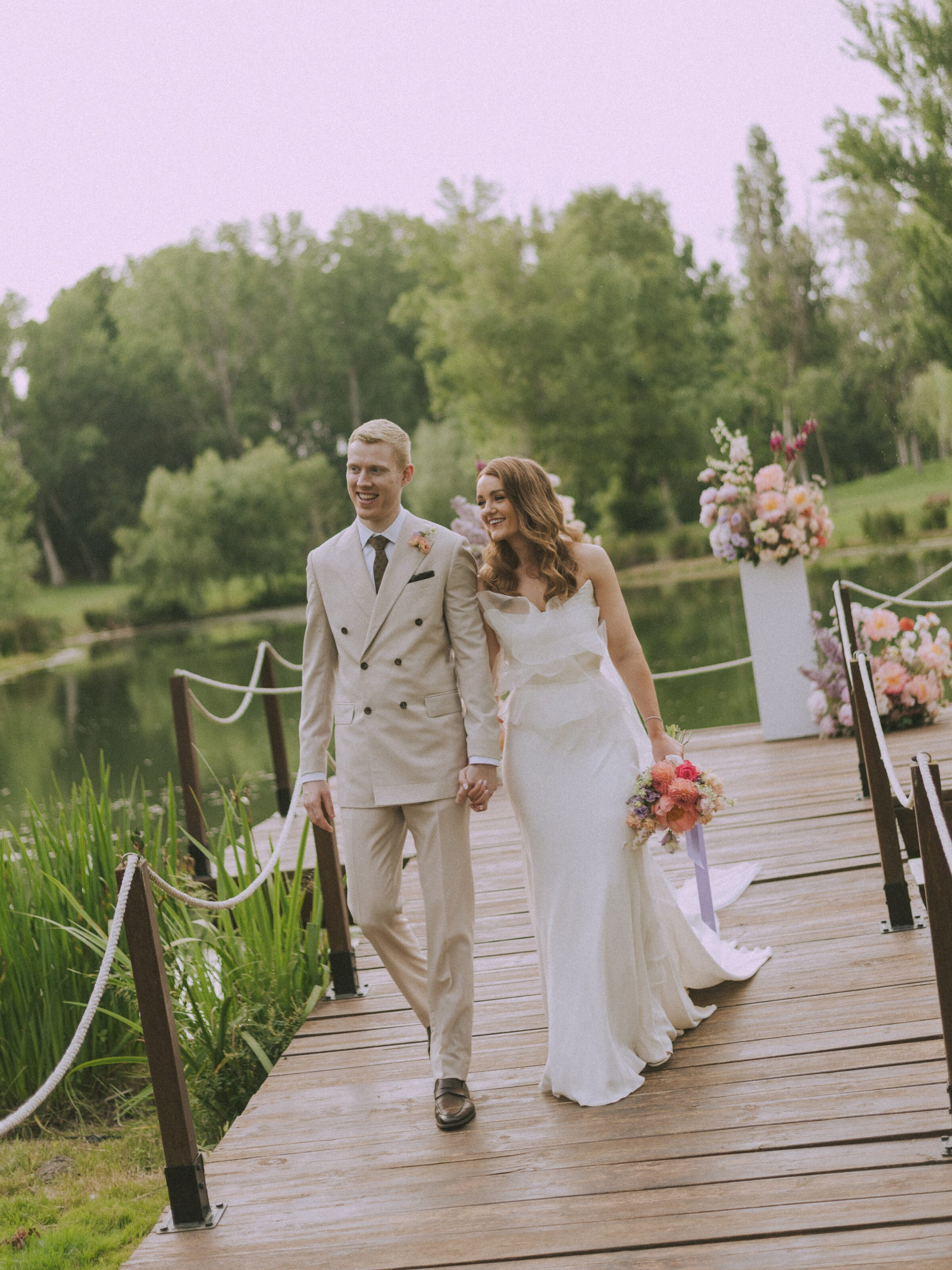 Wedding photographer in Barcelona at La Farinera with analog wedding photography Catalonia