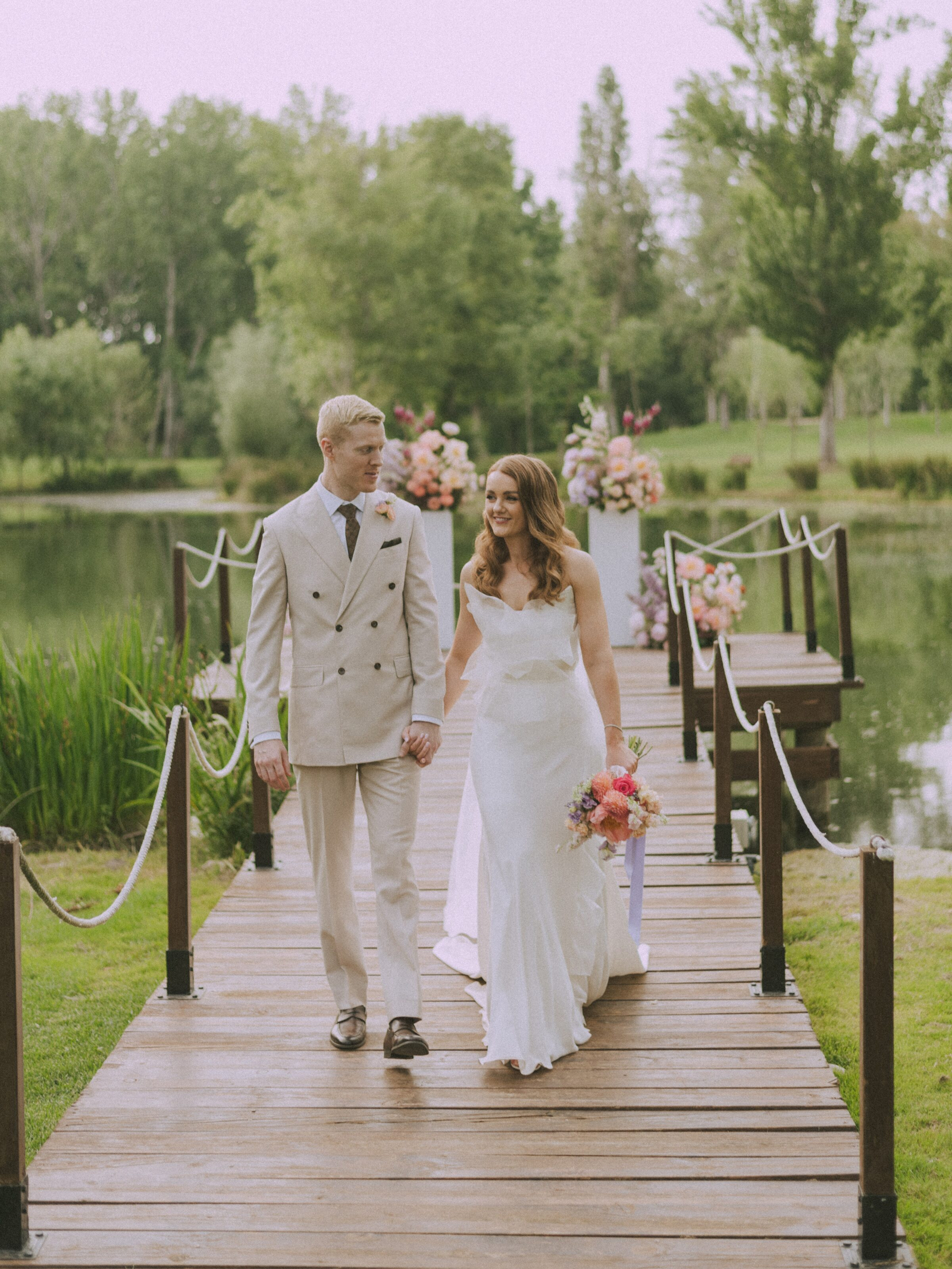 Wedding photographer in Barcelona at La Farinera with vintage wedding photography Catalonia