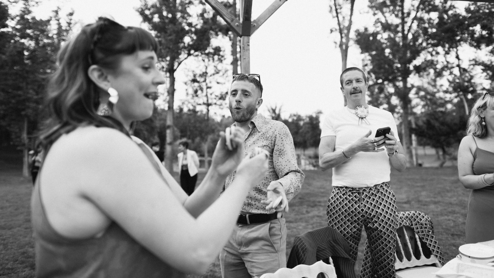 Wedding photographer in Barcelona at La Farinera with analog wedding photographer