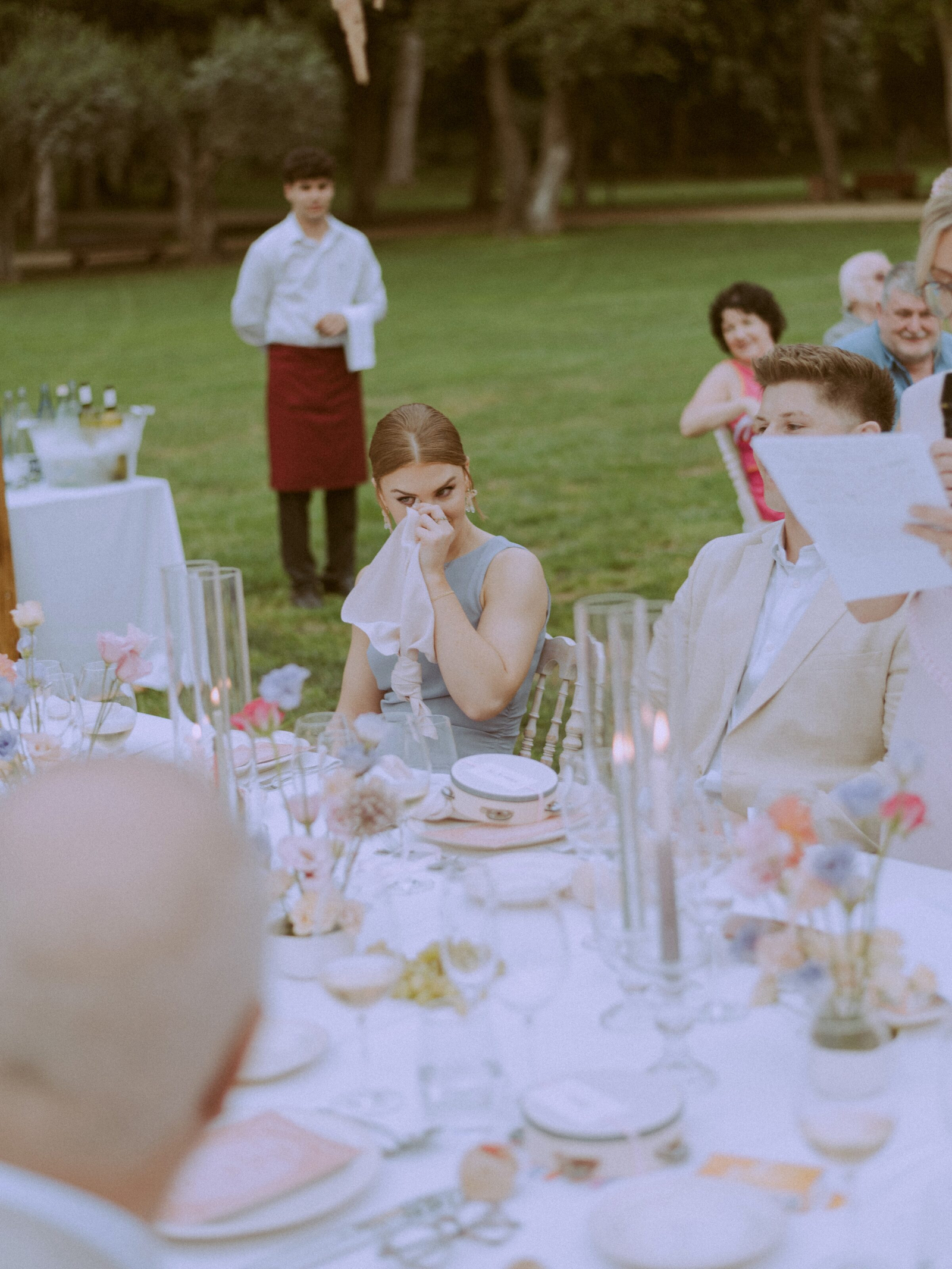 Luxury wedding at La Farinera with vintage photography style, Barcelona