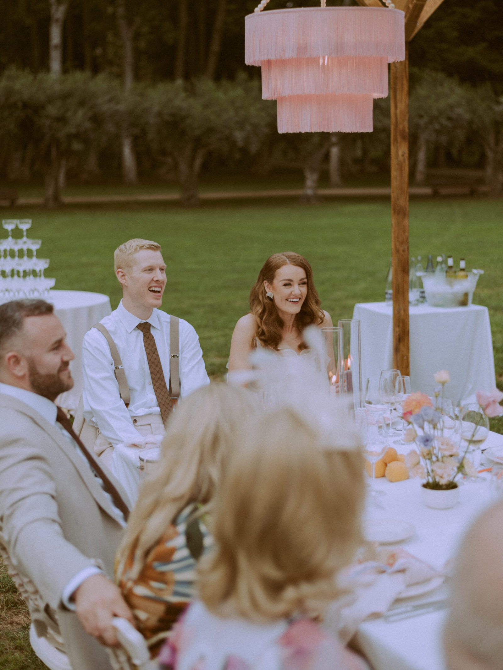 Candid wedding moments at La Farinera captured with analog film, Barcelona
