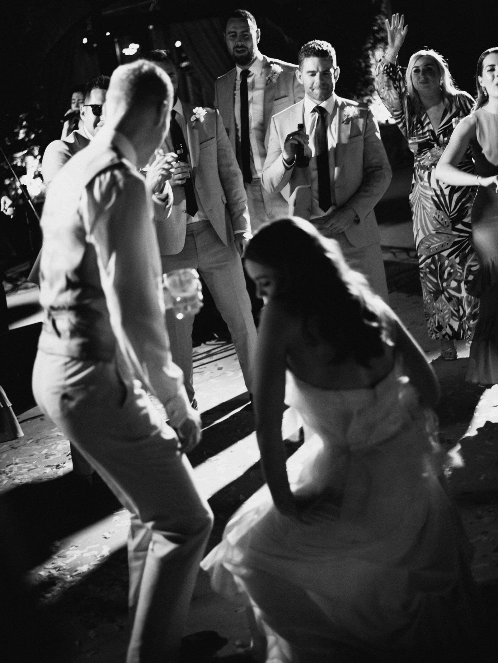 Wedding photographer in Barcelona at La Farinera with candid wedding style Barcelona