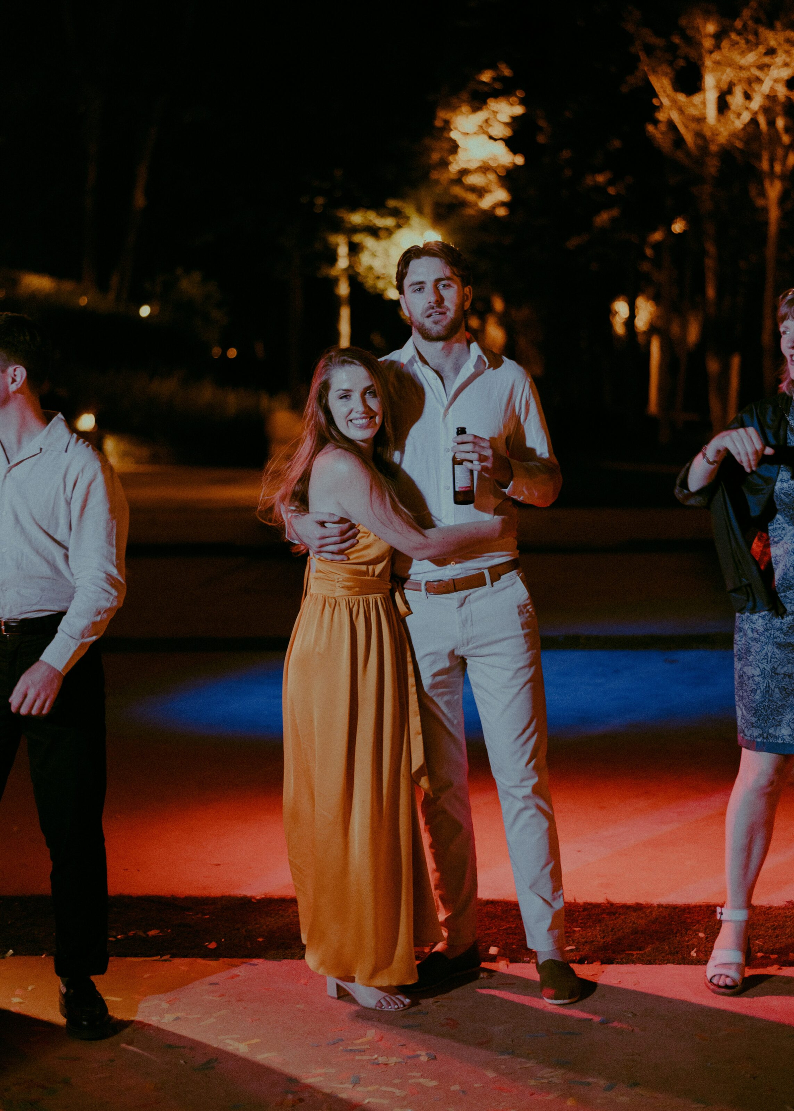 Wedding photographer in Barcelona at La Farinera with film wedding style Barcelona