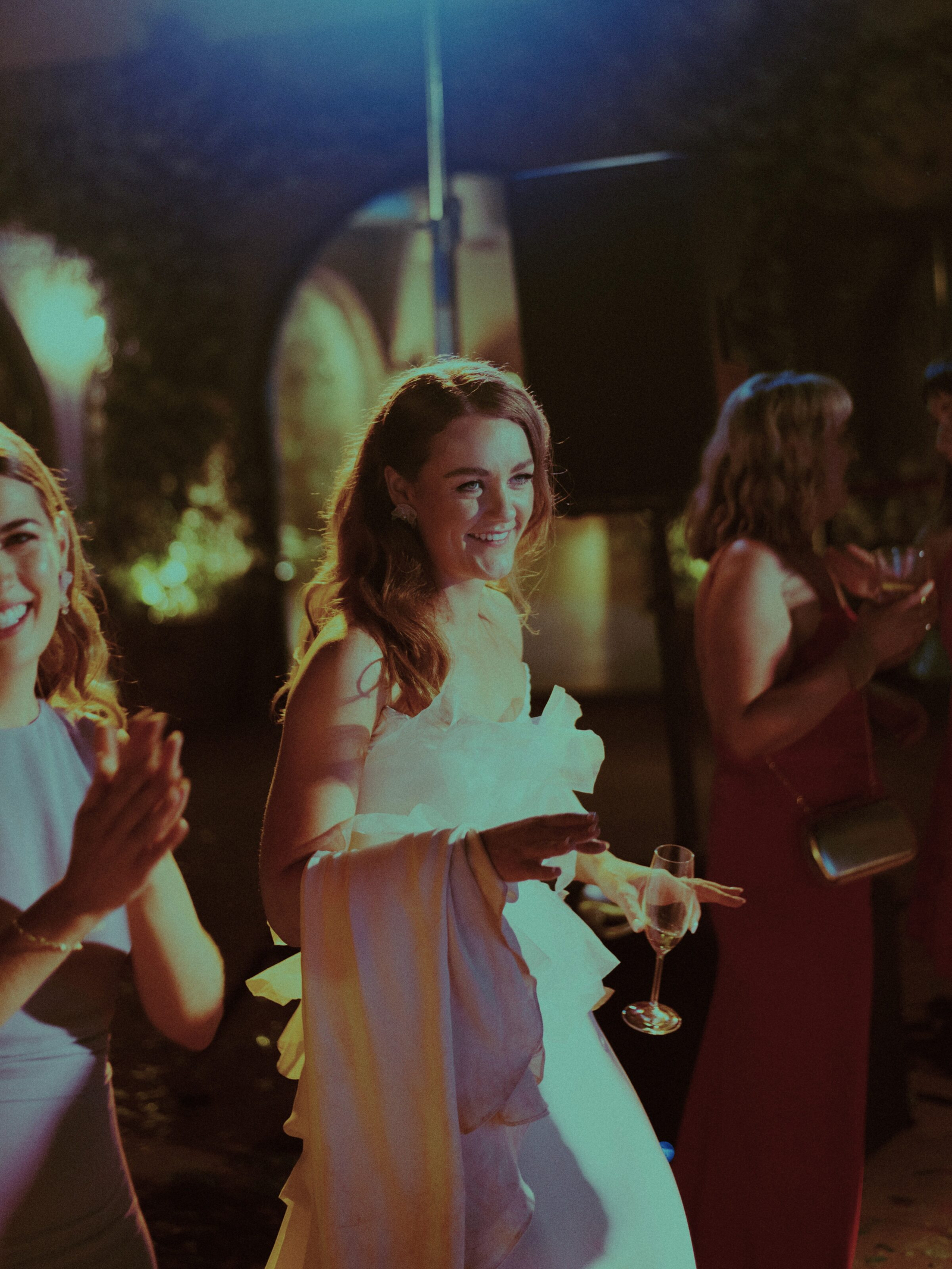 Wedding photographer in Barcelona at La Farinera with vintage wedding photography